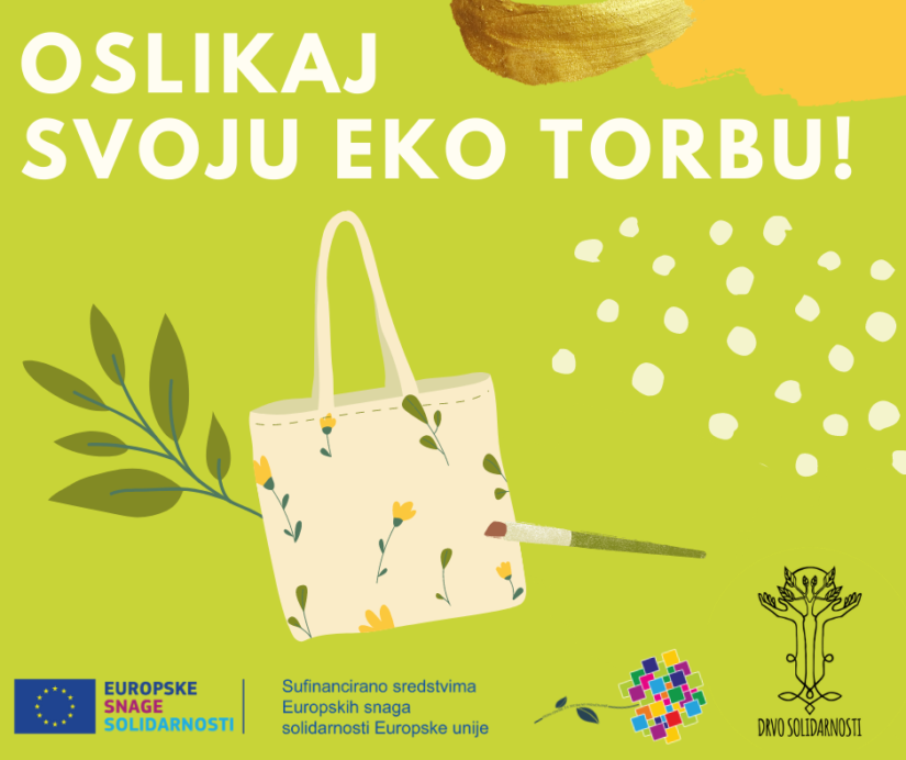 Radionica „Oslikaj svoju eko torbu“ u Osijek