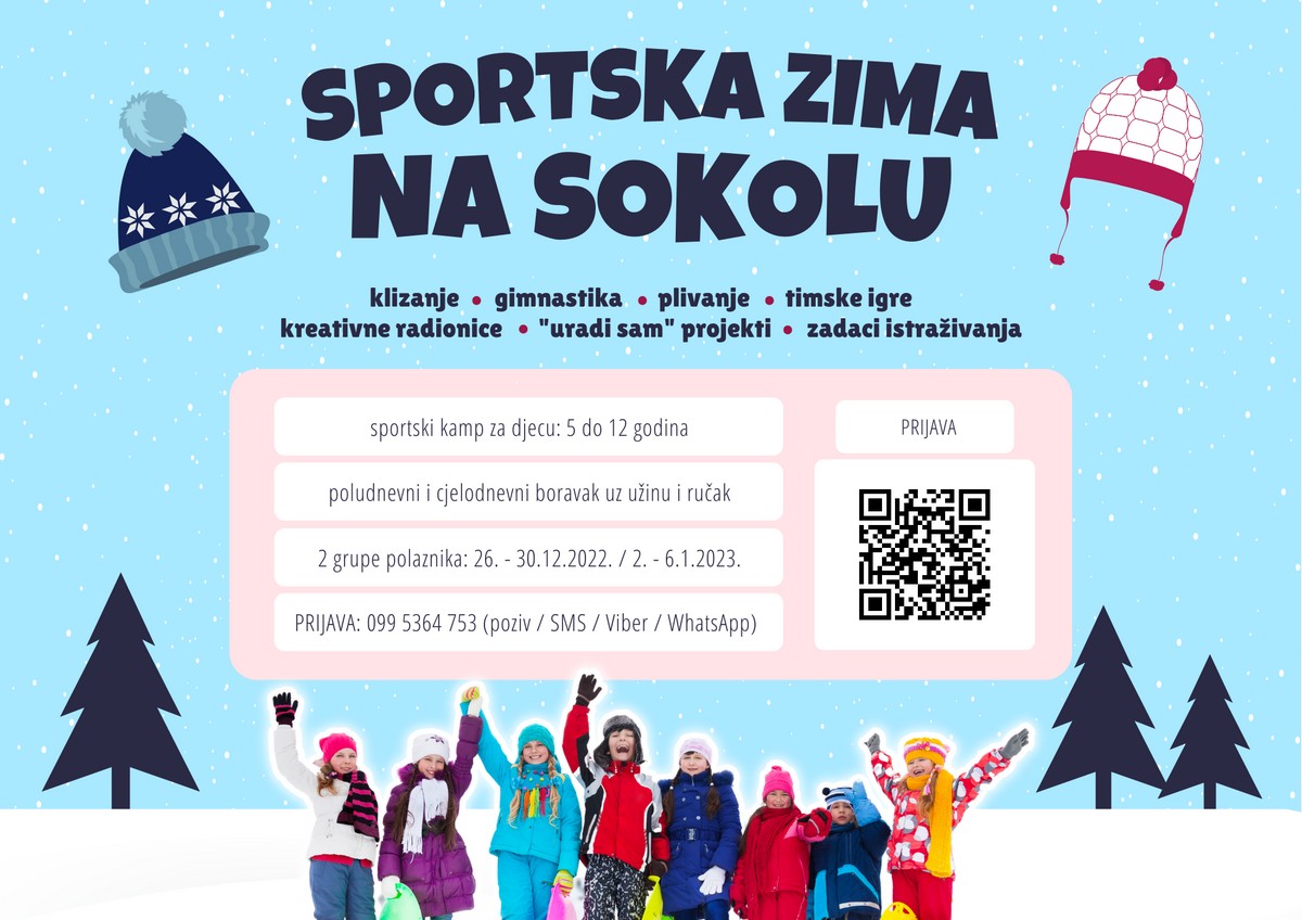 Stiže Sportska zima na Sokolu s novim sadržajima za najmlađe!