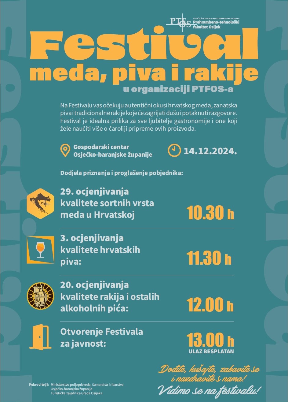 20. Ocjenjivanje kvalitete rakija i ostalih alkoholnih pića i “Festival meda, piva i rakije”