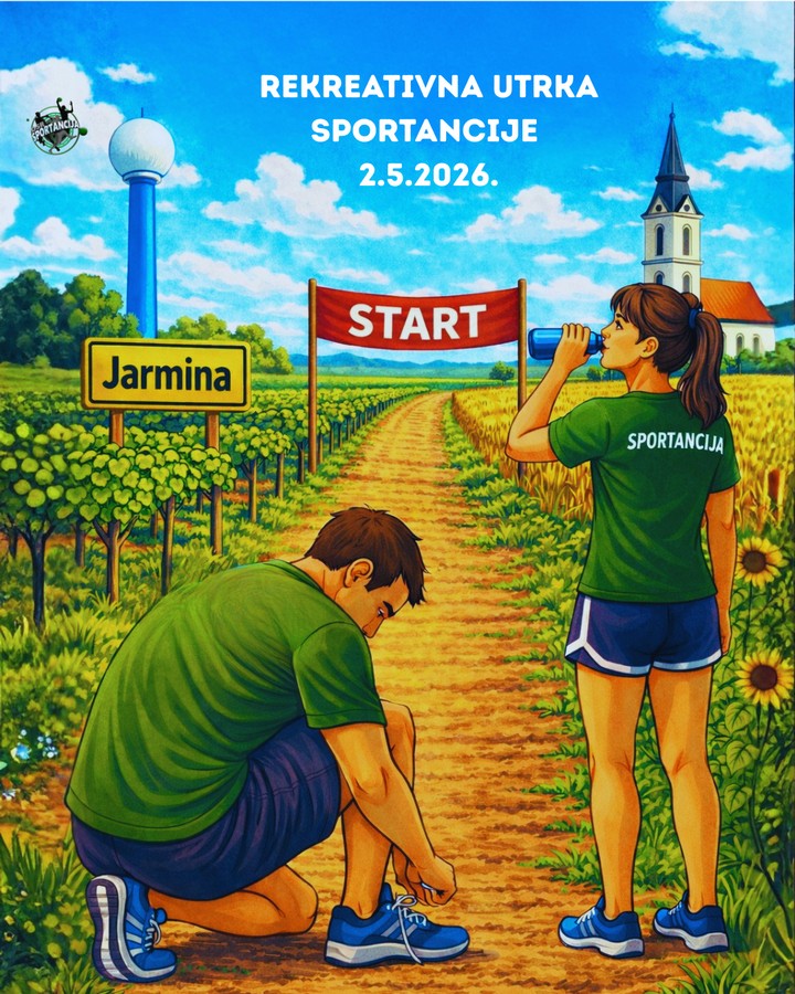 Druga rekreativna utrka Sportancije na 5km, Jarmina 2.5.2026.