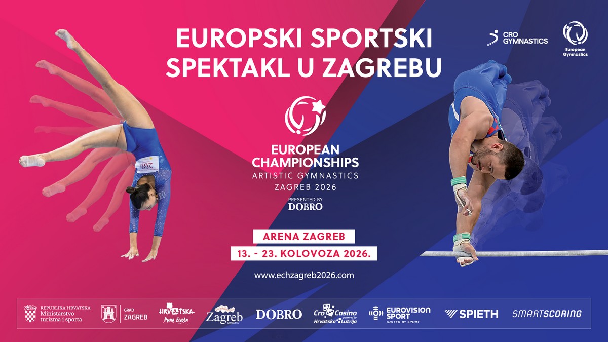 Europsko prvenstvo u gimnastici u Zagrebu bit će najveće u povijesti tog natjecanja i pravi “blockbuster” ljeta