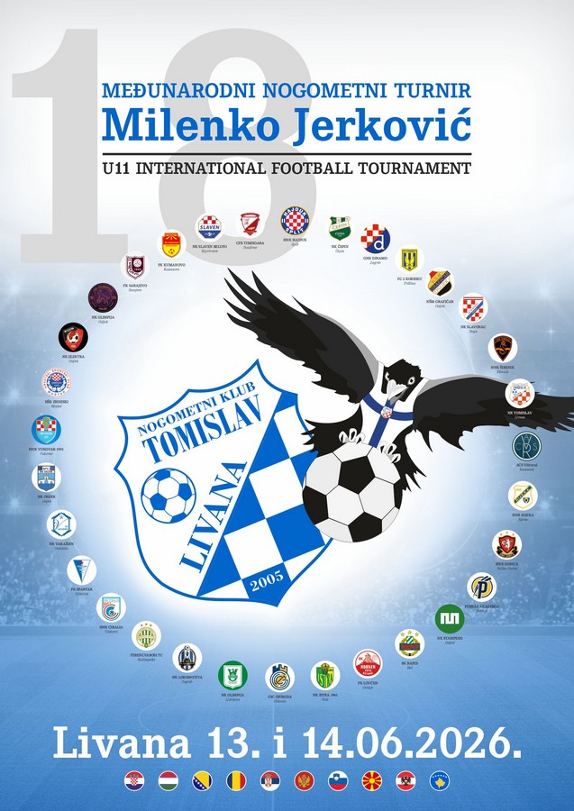 Livana domaćin 18. međunarodnog turnira „Milenko Jerković“ – stiže nogometna elita U11 kategorije