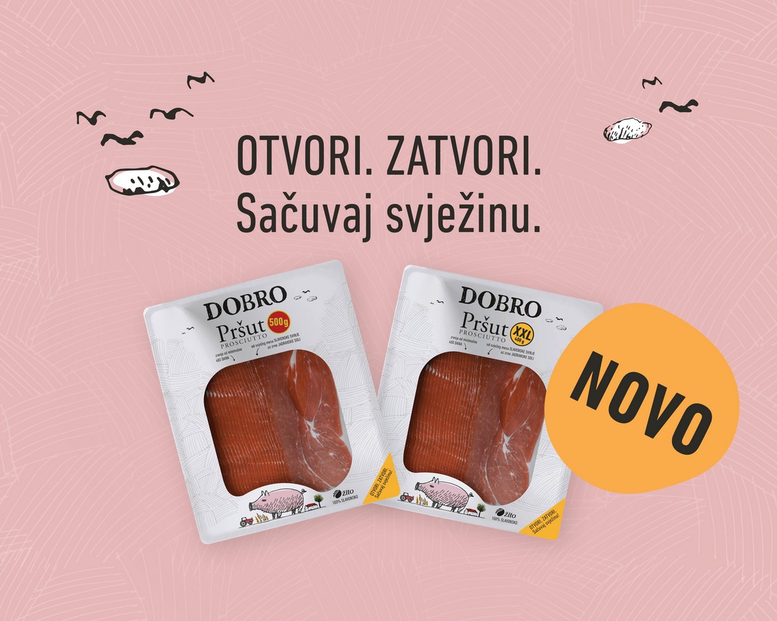 Funkcionalna ambalaža sve važnija pri odabiru hrane: DOBRO predstavio novo reseal pakiranje
