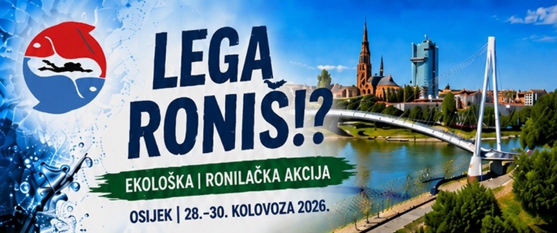 Osijek domaćin najveće ronilačke eko akcije u regiji: stiže 17 klubova iz Hrvatske i Makedonije